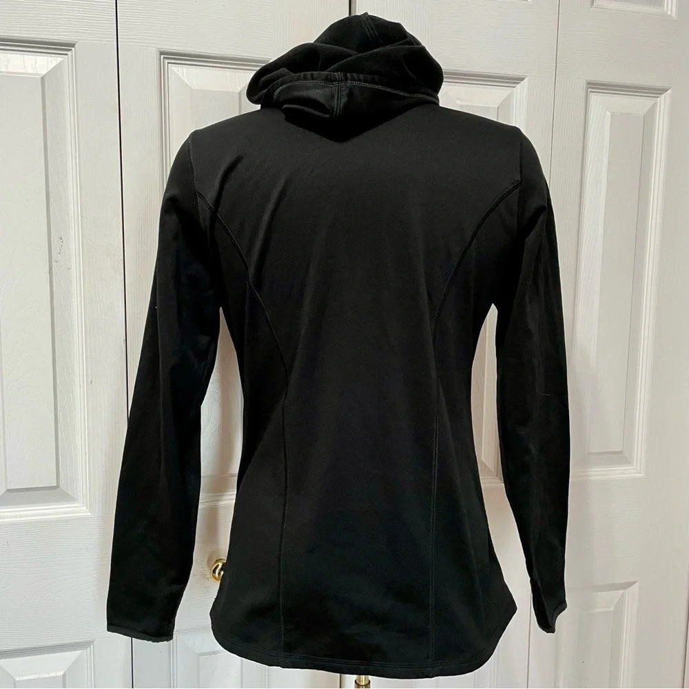 Champion Women's Black Quarter-Zip Semi Fitted Hoodie - Picture 2 of 6